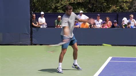 Juan Martin Del Potro Forehand And Backhand 2013 Cincinnati Open Youtube