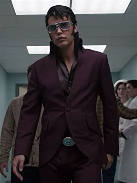 Austin Butler Elvis Maroon Suit The American Outfit