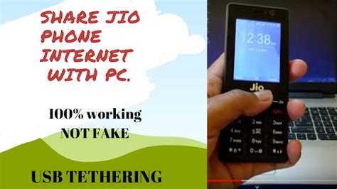 How To Share Your Jio Phone F220b Internet With Pc