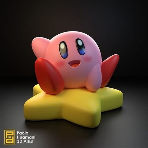 Kirby 3D Model 3D Printable CGTrader