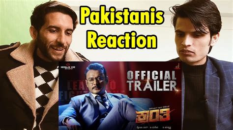 Pakistani Reaction To Kranti Official Trailer Darshan Thoogudeepa