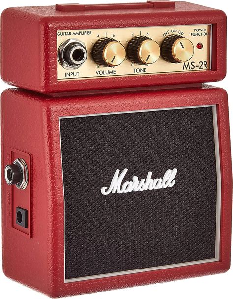 Marshall Amp Ms2 Mini Amp Red Amazonfr Instruments De Musique Et Sono