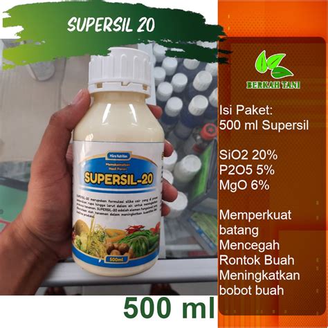 Jual Supersil 500 Ml Pupuk Silika Cair Pupuk Penguat Batang Shopee