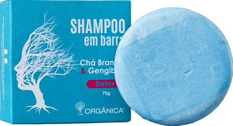 Shampoo em Barra Orgânica Chá Branco e Gengibre Beleza na Web