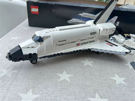nasa space shuttle atop  commemorated  lego  register