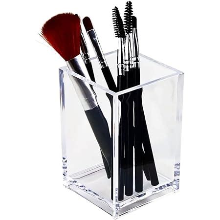 Amazon Zeyce Acrylic Pen Holder Clear Makeup Brush Holders