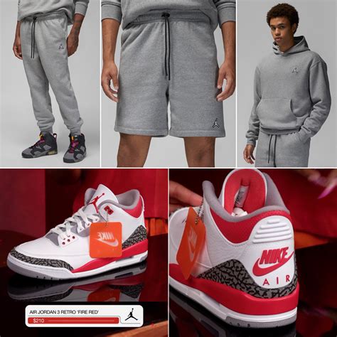 Jordan 3 Fire Red Outfit