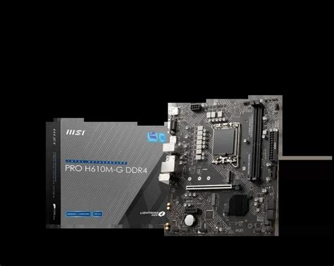 Msi Pro H M G Ddr Motherboard Matx Th Gen Intel Core Lga