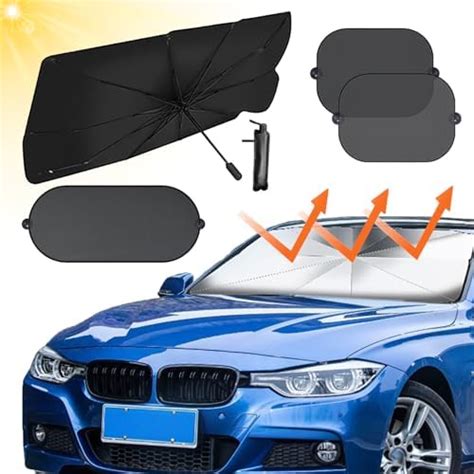 Mr Road Pcs Juego Parasol Para Auto Parasol Para Parabrisas De Coche