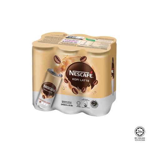 Nescafe Tin Assorted Original Tarik Mocha Latte Ice Kopitiam