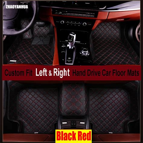 ZHAOYANHUA Car Floor Mats Special For BMW X5 E70 F15 Leather Heavy Duty