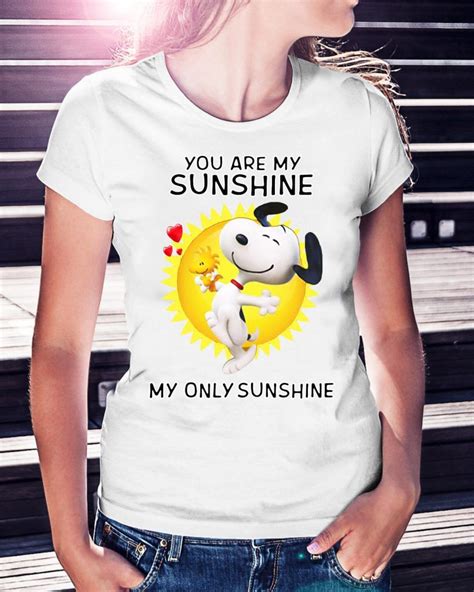 Snoopy And Woodstock You Are My Sunshine My Only Sunshine Shirt