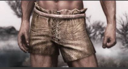 Male Vanilla Underwear Replacer At Skyrim Special Edition Nexus Mods