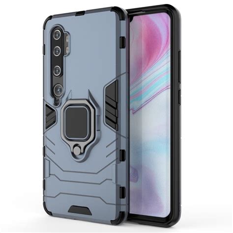 Mobigear Armor Ring Xiaomi Mi Note 10 Pro Hülle Hardcase Backcover