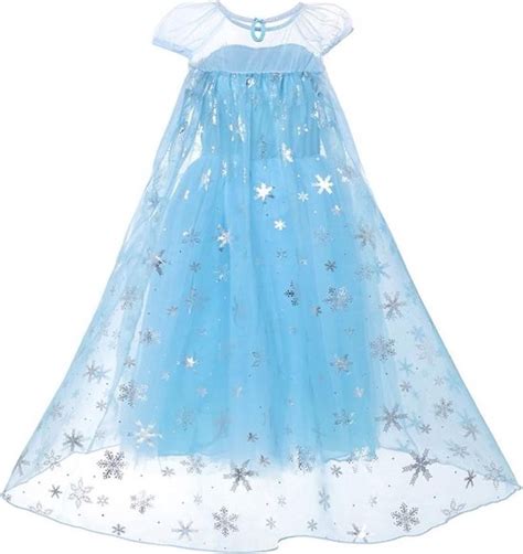 Prinsessenjurk Meisje Frozen Jurk Elsa Prinsessen Verkleedkleding