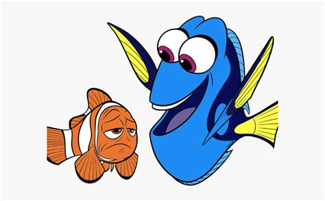 Destiny Clipart Finding Nemo - Dory And Marlin Drawing , Free Transparent Clipart - ClipartKey