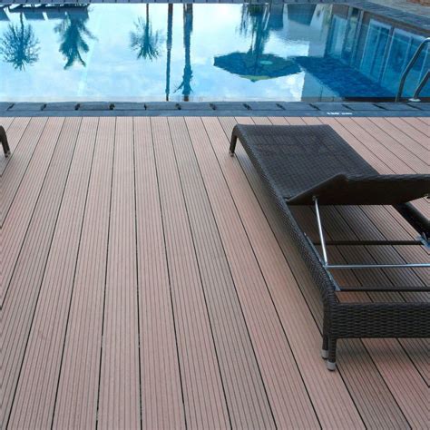 Waterproof Garden Swimming Pool Wood Plastic Decking Flooring China