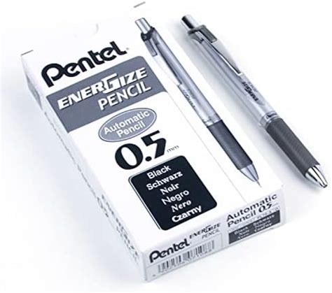 Pentel Side FX Mechanical Pencil 0 5mm Point Size Black Barrel Box