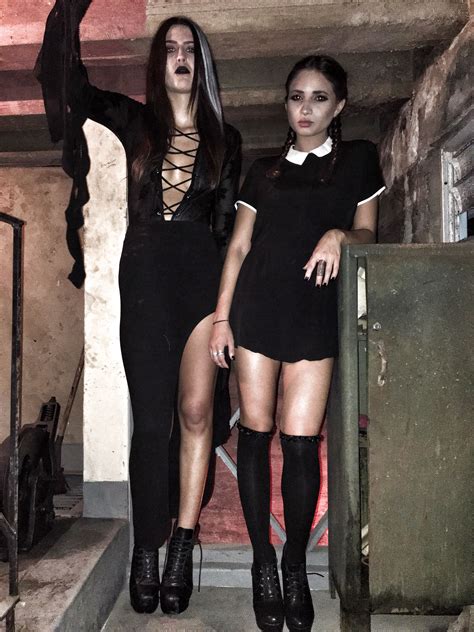 Sexy Wednesday Addams Halloween Costume