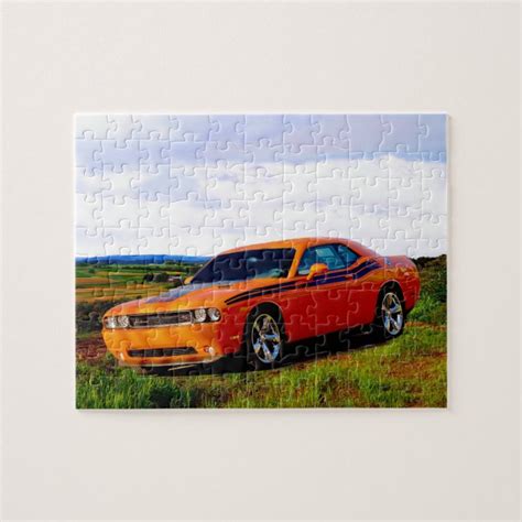 Dodge Challenger Jigsaw Puzzle Zazzle