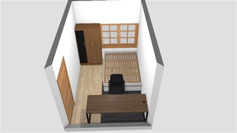 Projeto Quarto De Andre Planta 3D Mooble