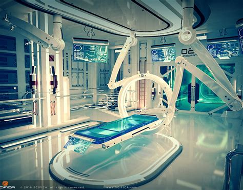 Scifi Laboratory Interior 3D Model Behance