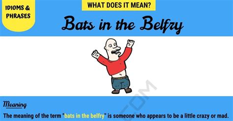 Bats in the Belfry: What Does this Idiom Mean? • 7ESL