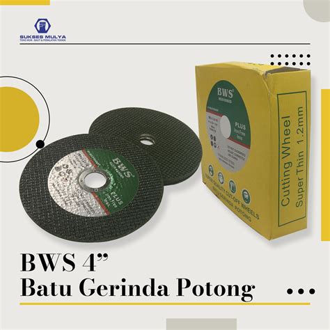 BWS Mata Potong 4 Cutting Wheel Gerinda Potong Besi Batu Gurinda