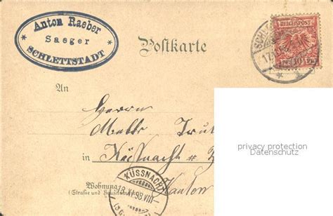 Postkarte Carte Postale 11707042 Schlettstadt Neuer Thurm Muenster St