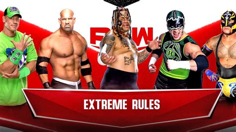 WWE 2K22 Rey Mysterio Vs John Cena Vs Goldberg Vs Umaga Vs Hurricane