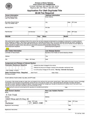 Dmv Duplicate Title Request Form Sekabuyer