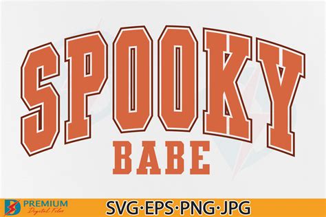 Spooky Babe SVG Halloween Fall Season Graphic By Premium Digital Files