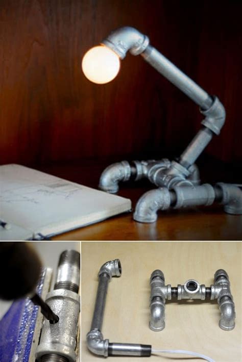 Pipe Lamp Diy With Recycled Pipe Parts Id Lights