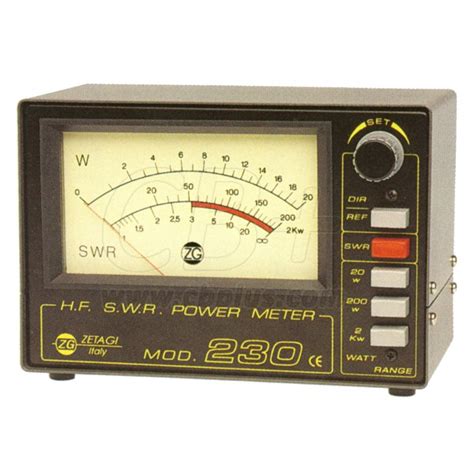 Zetagi 230 tos mètre watt mètre HF