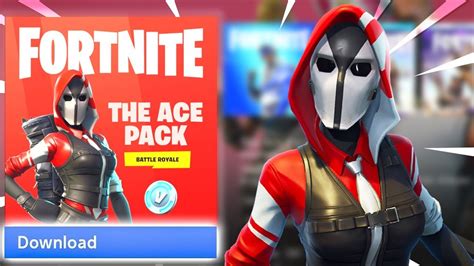 How To Get The New Starter Pack Fortnite Ace Skin Youtube