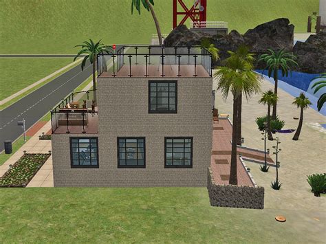 Mod The Sims Don Lothario Beach Lot And Pool Houses No Cc