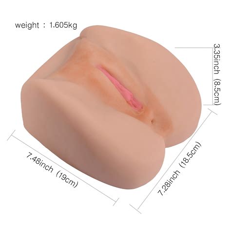 Vibrating Dual Pleasure Pussy Ass Realistic Male Masturbator Sex Toy