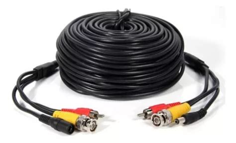 Cable Armado Bnc Con Alimentaci N Y Audio Rca Mts Metros