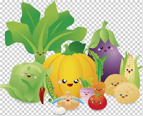 Descarga gratis Ilustración de verduras surtidas dibujos animados de