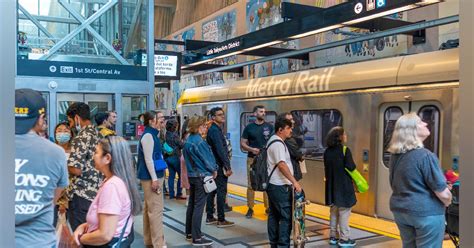La Metro Celebrates Opening Of Regional Connector Mass Transit