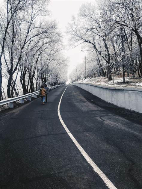 Almaty, snow, mountain | Country roads, Almaty, Road