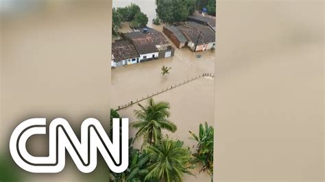 Rios transbordam e alagam cidades após temporal em Alagoas CNN SÁBADO