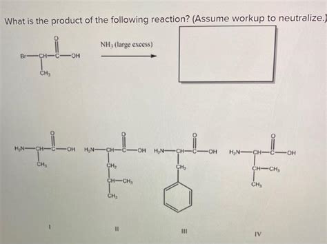 Solved What Is The Product Of The Following Reaction Chegg