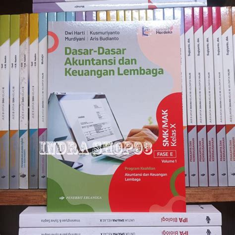 Buku Dasar Dasar Akuntansi Dan Keuangan Lembaga Volume 1 Kelas 1x 10