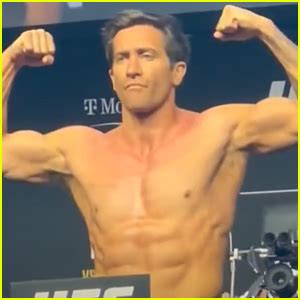 Jake Gyllenhaal Shows Off Ripped Physique While Weighing In At Ufc