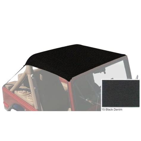 Bikini Top For Jeep CJ Black Denim Somar X The House Of Jeep