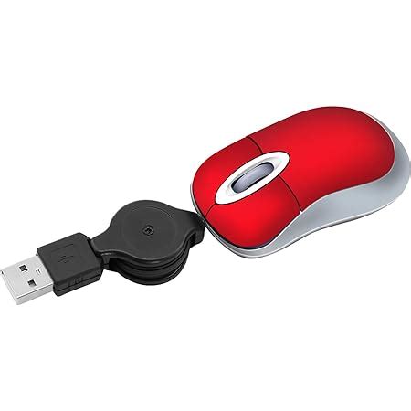 Sabrent Mini Travel Usb Optical Mouse Mice With Retractable Cable Ms