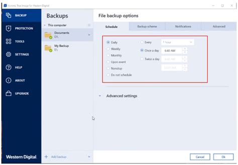 Acronis True Image For Western Digital Default Backup Settings