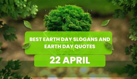 Top 10 Best Earth Day Slogans And Earth Day Quotes August 2024