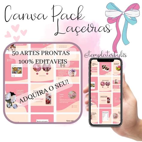 Canva Pack Laçeiras Elo7 Produtos Especiais